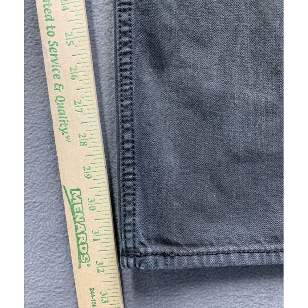 True Religion Mens Ricky Denim Jeans Flaps 249-063034 Black Made In USA 38X32 - Picture 8 of 16